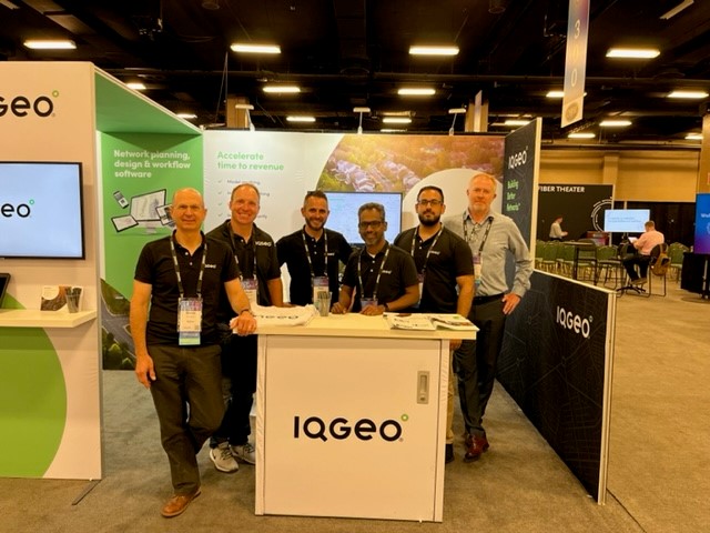 IQGeo's team at Fiber Connect 2022